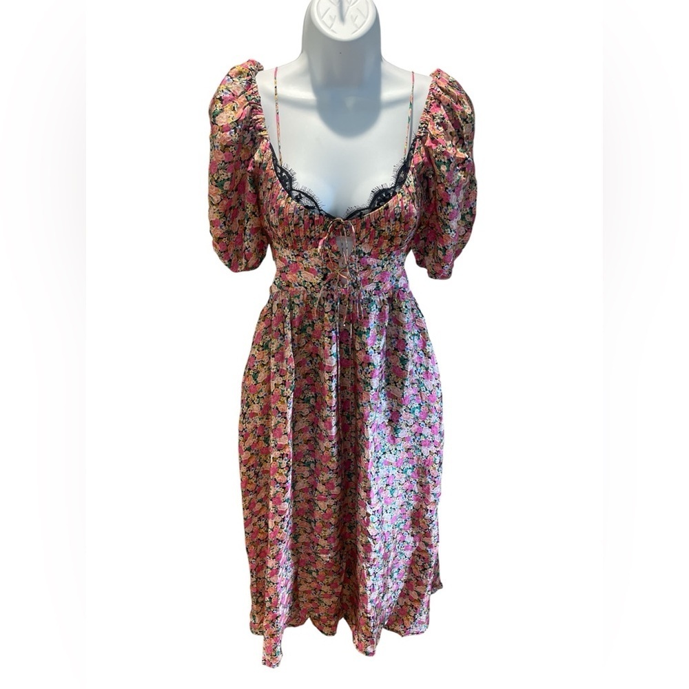 For Love & Lemons Isadora Midi Dress NWOT - Picture 6 of 16